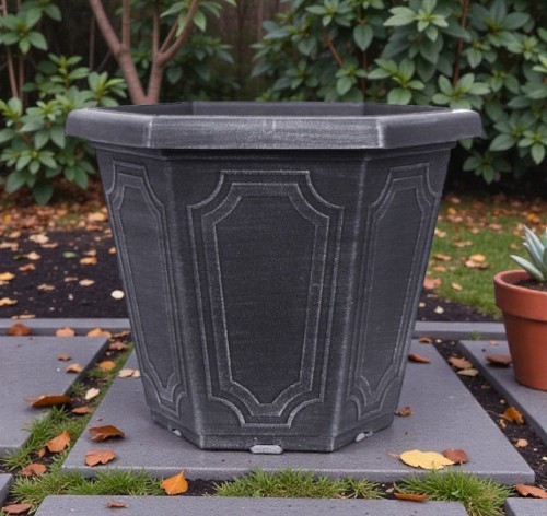 Estate hex garden planter - garden, 38cm