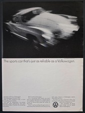 1969 PRINT AD Karmann Ghia