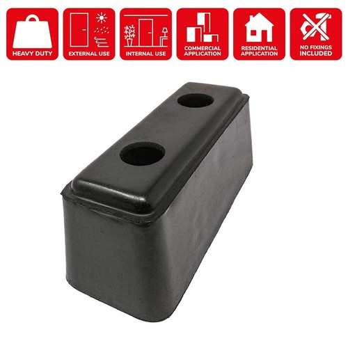 Very heavy duty black rubber - very,