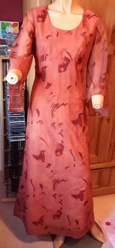 Vintage 1960s organza - 1960s, maxi