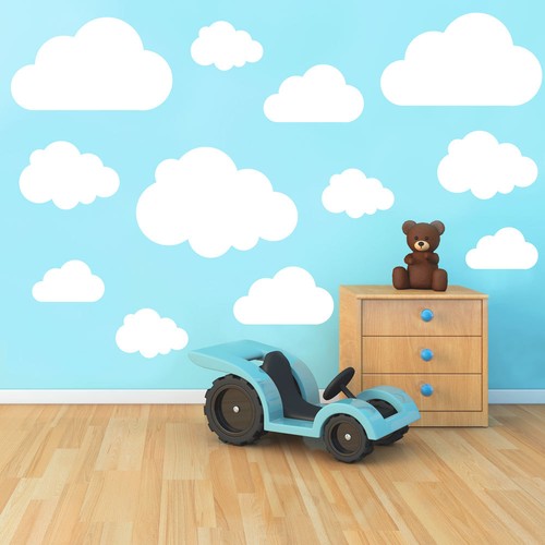 Set clouds vinyl wall - of, 21