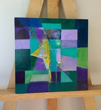 Abstract Painting on Canvas by