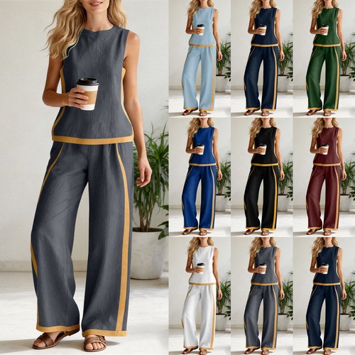 Women summer tracksuit linen - women's,