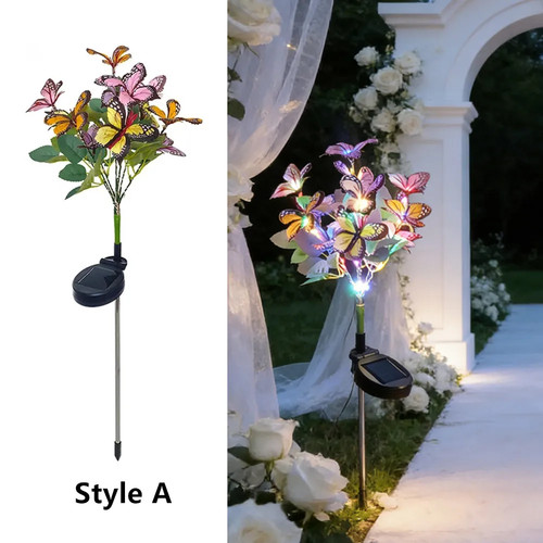 Led solar power flower - power,