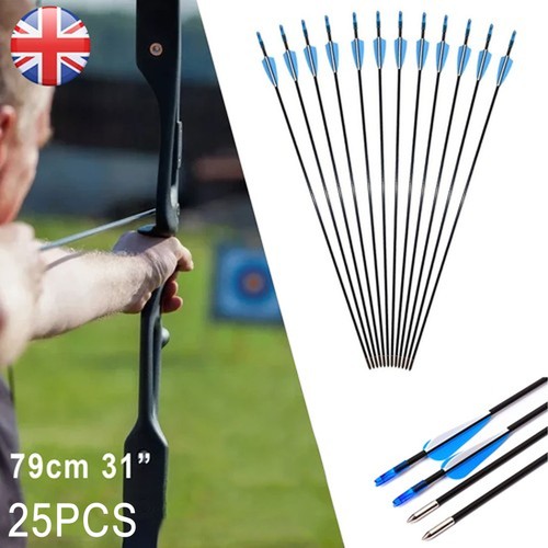Pcs fibreglass archery - 25,