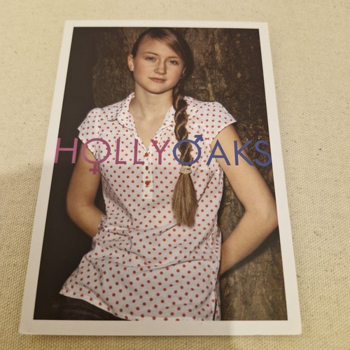 Hollyoaks signed cast card - hollyoaks,