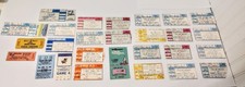 Old Vintage Ticket Stubs