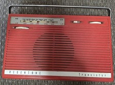 Regentone Red Transistor Radio . Not Tested