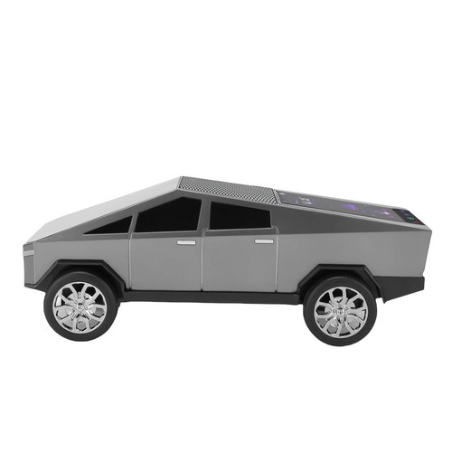 Gray pickup truck - pickup, with