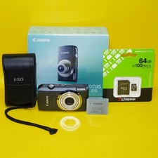 ULTRA RARE Canon IXUS 210 Touch Digital Compact Camera 14.1MP +64GB +24HR POST!