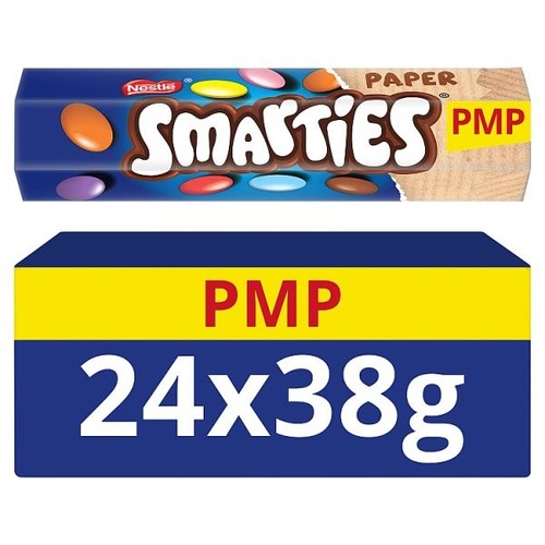 Smarties milk chocolate - smarties, tube