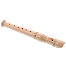 Wooden Children's Clarionet Pupils Bamboo Flute Descant Recorder