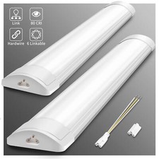 LED Batten Light Ceiling Tube Fluorescent 6500K 4FT 5FT 6FT 8FT Strip Lights