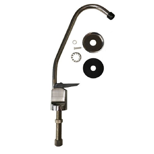 Chrome push button faucet - chrome, tap