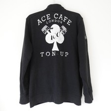 Red Torpedo Ace Cafe London Vintage Casual Jacket Black Mens 2XL