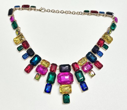 Glass rainbow faceted crystal - glass,