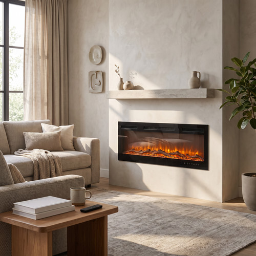 40inch electric fire - electric, media