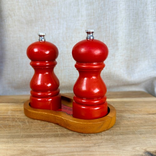 Woodware red wooden - woodware, salt