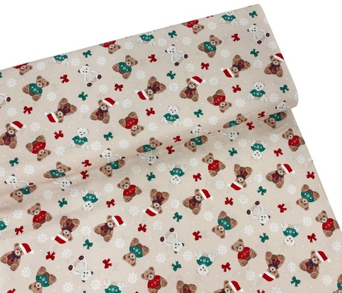 Christmas toybox cotton fabric - toybox,