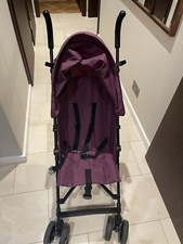 Red Kite Baby Push Me 2U Pram Pushchair Buggy Stroller, Ages 6m+, (Plum) PM2UPLM