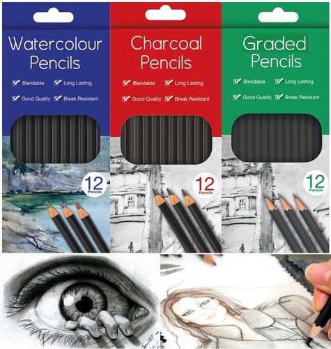 Water colour charcoal - colour,