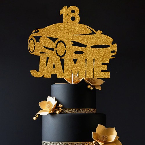 Racing car cake topper - racing,