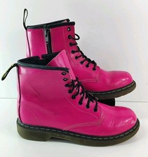 Dr Martens Pink Boots Hot Pink Doctor Martens Hi Tops Festival UK Size 2