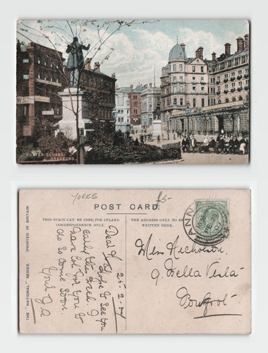 Postcard foster square - postcard,