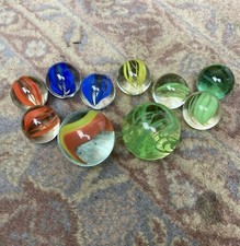 Vintage Large Glass Marbles