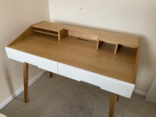 John lewis wooden bow desk - john,