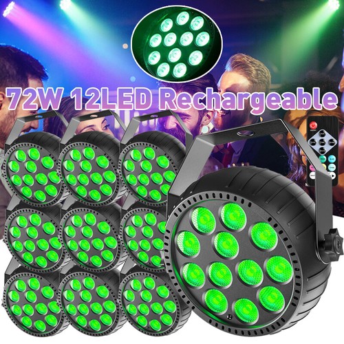 10pcs rechargeable par - par, lights