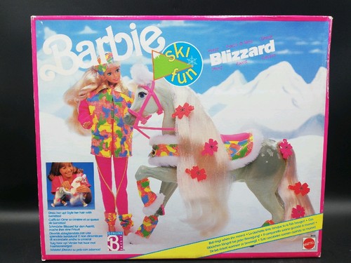 Barbie blizzard ski - fun, horse