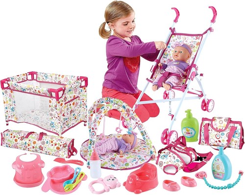 Baby doll stroller nursery - doll,
