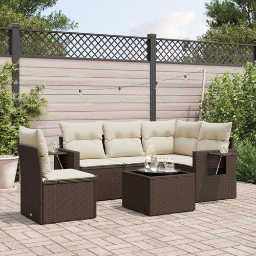 Garden sofa set - sofa, brown