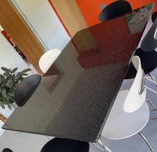 Black granite Kitchen island Worktop  160cm x 100cm 