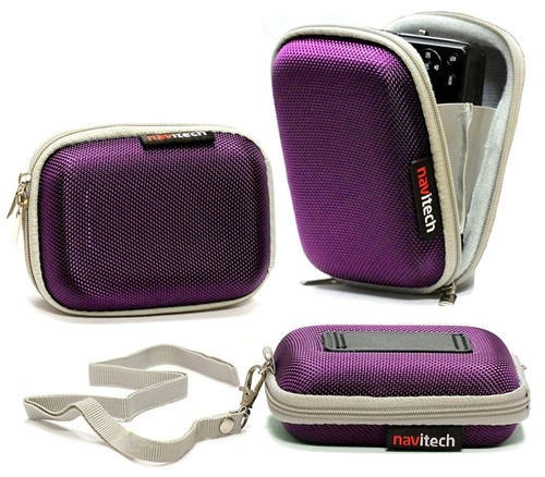 Navitech purple camera case - navitech,