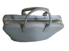 Smythson Large 2 TOP ZIPS GREY