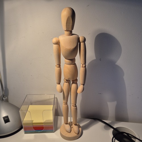Wooden jointed artist - wooden,