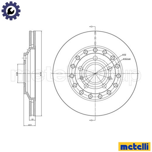 Brake disc 1121c - brake,