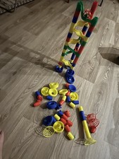 Small Marble Run with Little Marbles for Kids Used But Great Condition - No Box