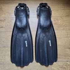 New Mares Avanti Super Channel Black Scuba Diving Fins Size Regular
