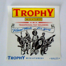 5 x Trophy Miniatures Traditional Toy Soldiers Unused Shop Display Stickers