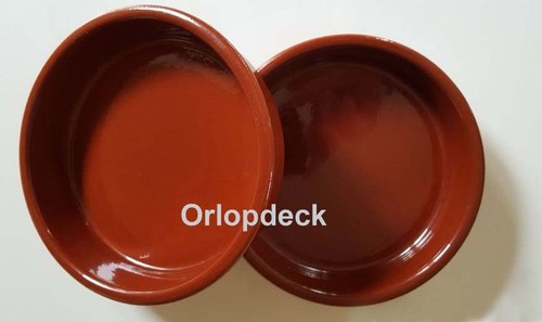 Glazed terracotta dishes - 2,