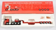 WSI Models 9003SC Nooteboom EURO-78-04 Low-Loader with DAF 8x4 Tractor 1/50