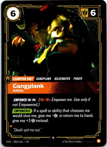 Gangplank naval foil rare - foil,