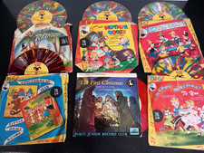Vintage Children's 78 RPM Vinyl Picture Records