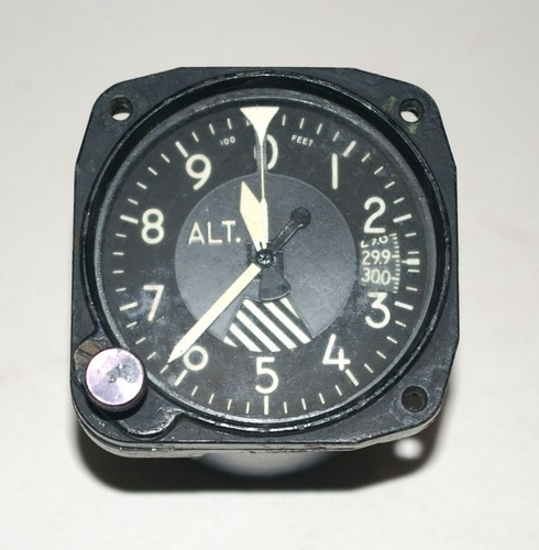 Vintage kollsman altimeter - vintage,