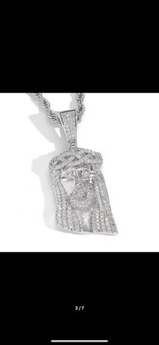 Jesus piece pendant cuban - pendant,