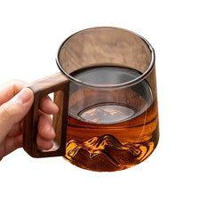 450ml Glass Water Drinking Cup