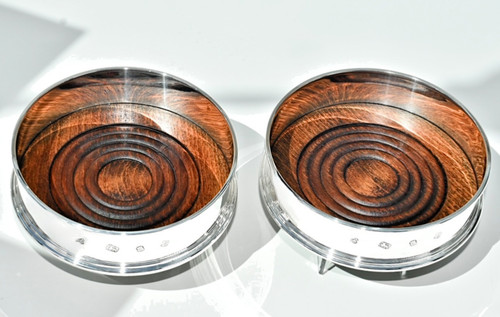Pair large sterling - large,